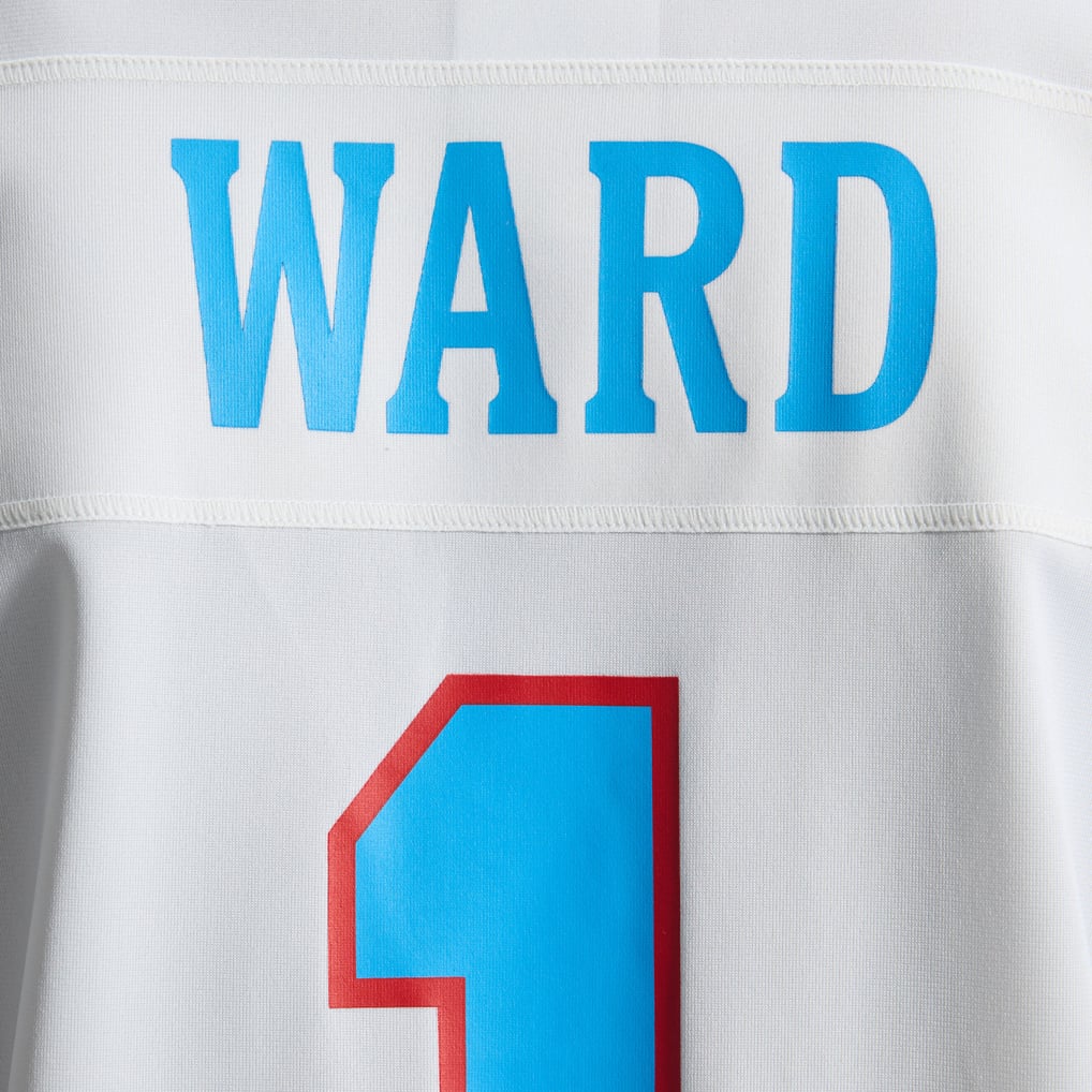 Men's Tennessee Titans Cameron Ward White Game Jersey