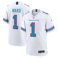 Men's Tennessee Titans Cameron Ward White Game Jersey