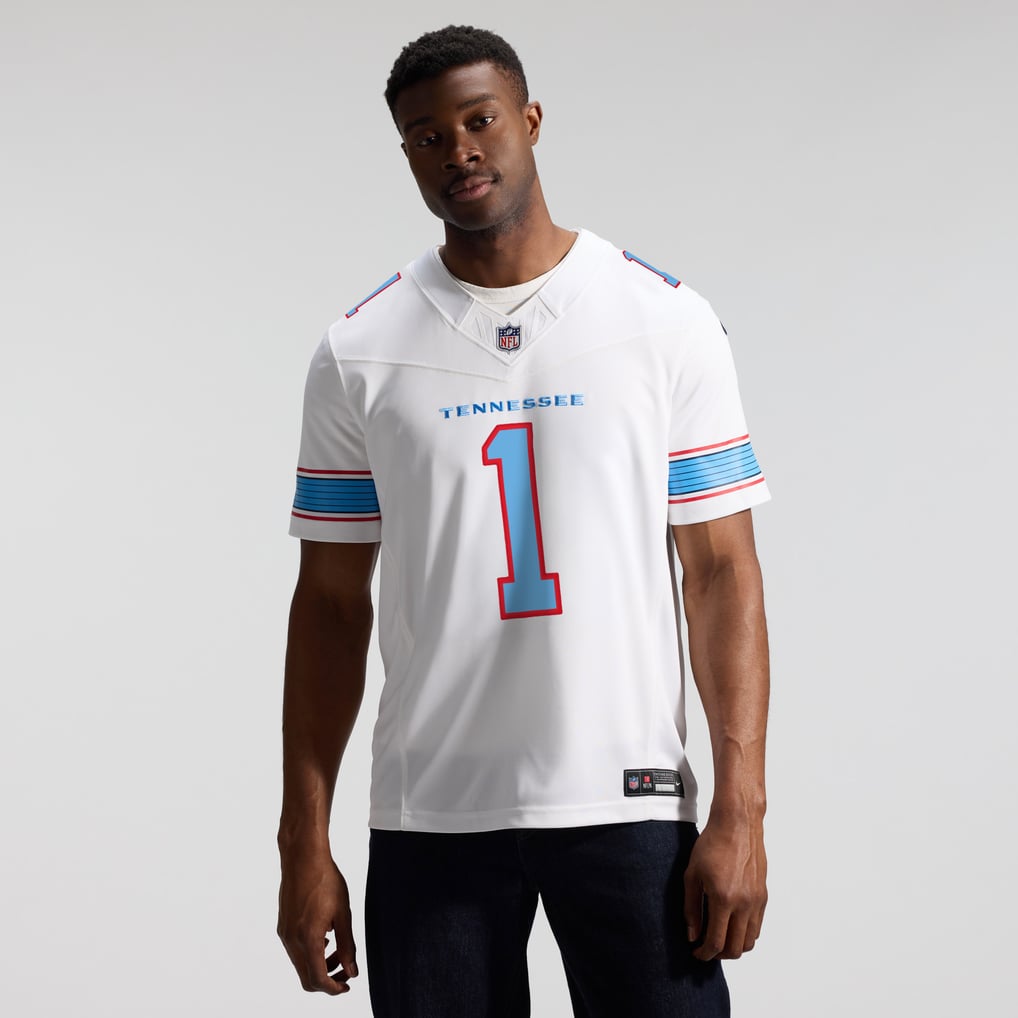 Men's Tennessee Titans Cameron Ward White Vapor F.U.S.E. Stitched Limited Jersey
