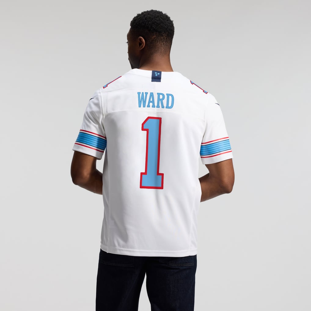 Men's Tennessee Titans Cameron Ward White Vapor F.U.S.E. Stitched Limited Jersey