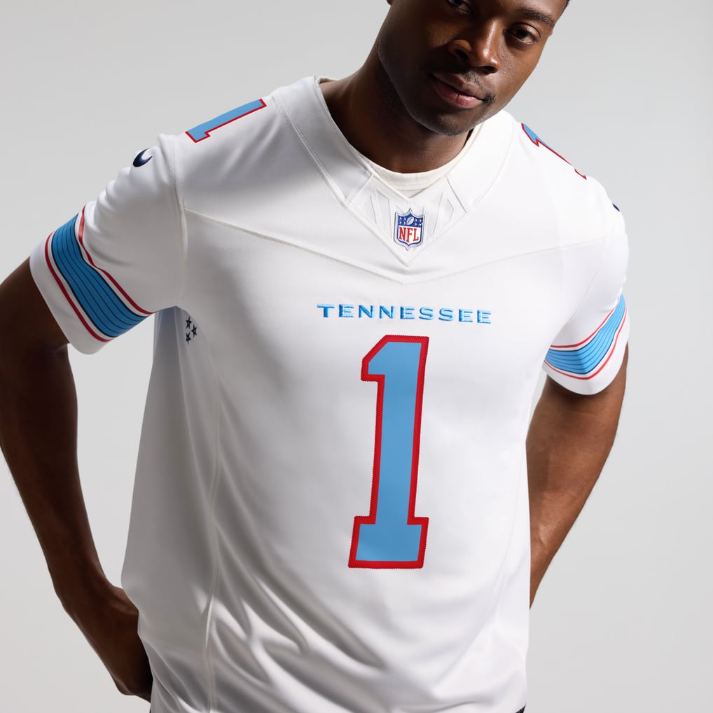 Men's Tennessee Titans Cameron Ward White Vapor F.U.S.E. Stitched Limited Jersey