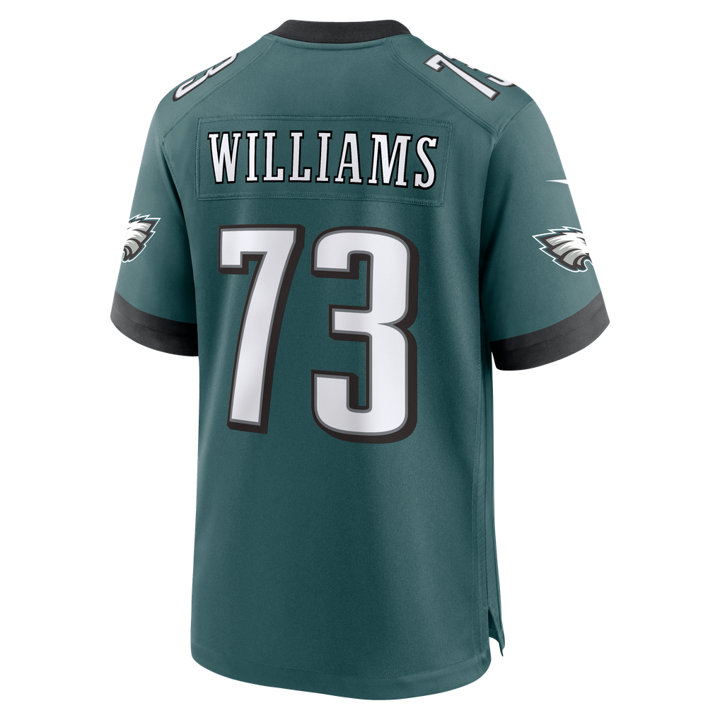 Men's Philadelphia Eagles Cameron Williams Midnight Green Team Game Jersey