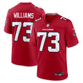 Men's Atlanta Falcons Cameron Williams Red Team Game Jersey