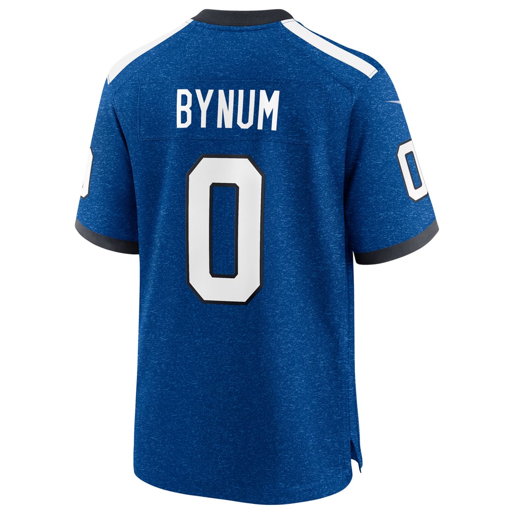 Men's Indianapolis Colts Camryn Bynum Heather Royal Alternate 2 Indiana Nights Game Jersey