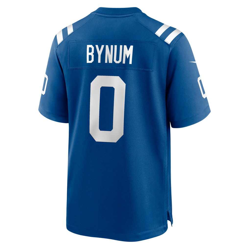 Men's Indianapolis Colts Camryn Bynum Royal Team Game Jersey