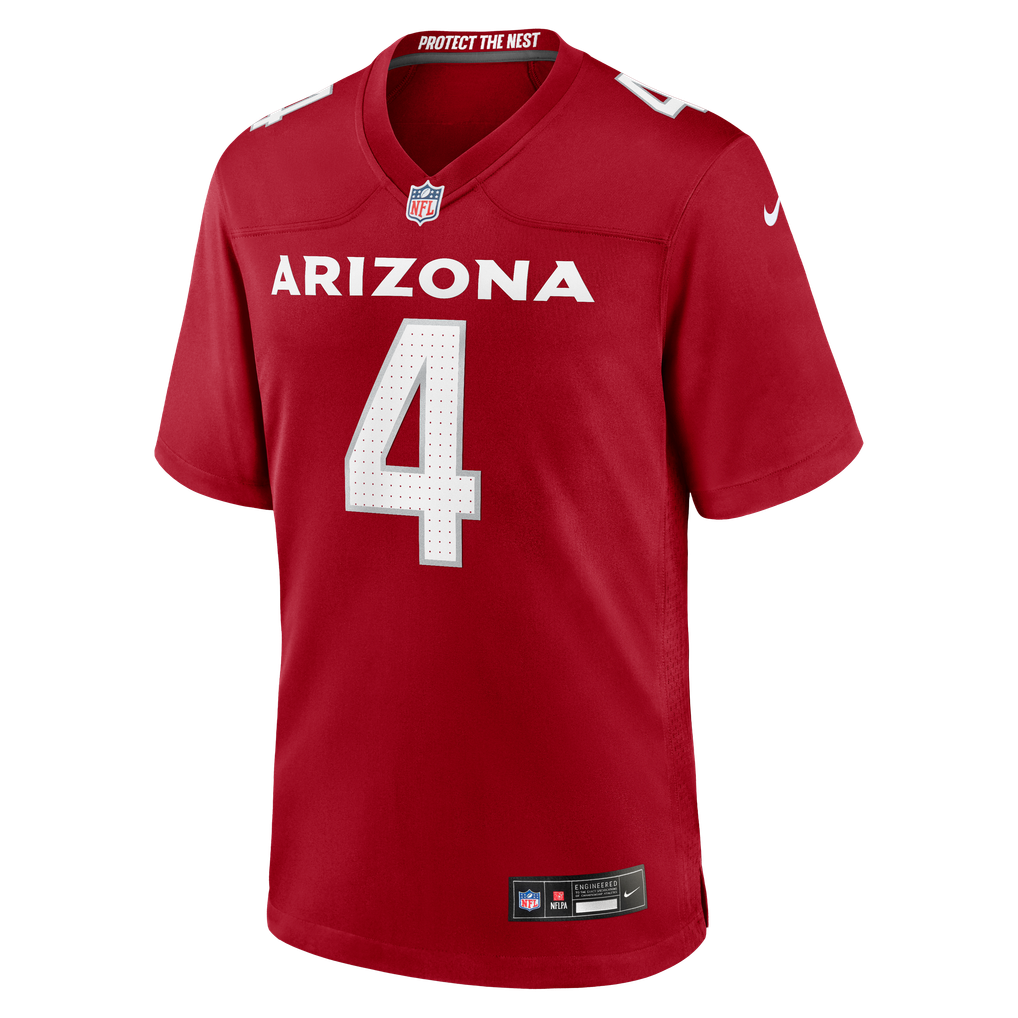 Men's Arizona Cardinals Jeremiyah Love Cardinal Team Game Jersey