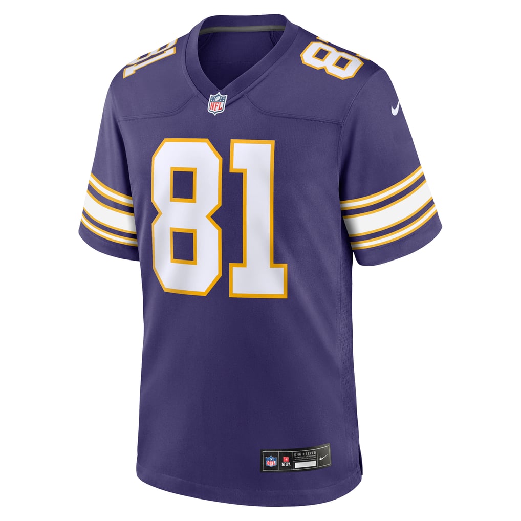 Men's Minnesota Vikings Carl Eller Purple Retired Player Alternate Game Jersey
