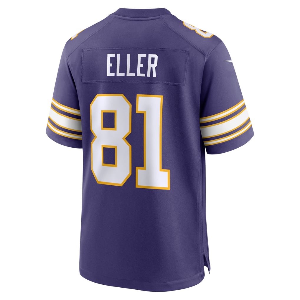 Men's Minnesota Vikings Carl Eller Purple Retired Player Alternate Game Jersey