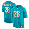 Men's Miami Dolphins Carlos Washington Jr. Aqua Team Game Jersey