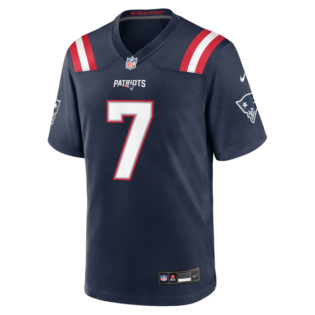 Men's New England Patriots Carlton Davis Navy Team Game Jersey