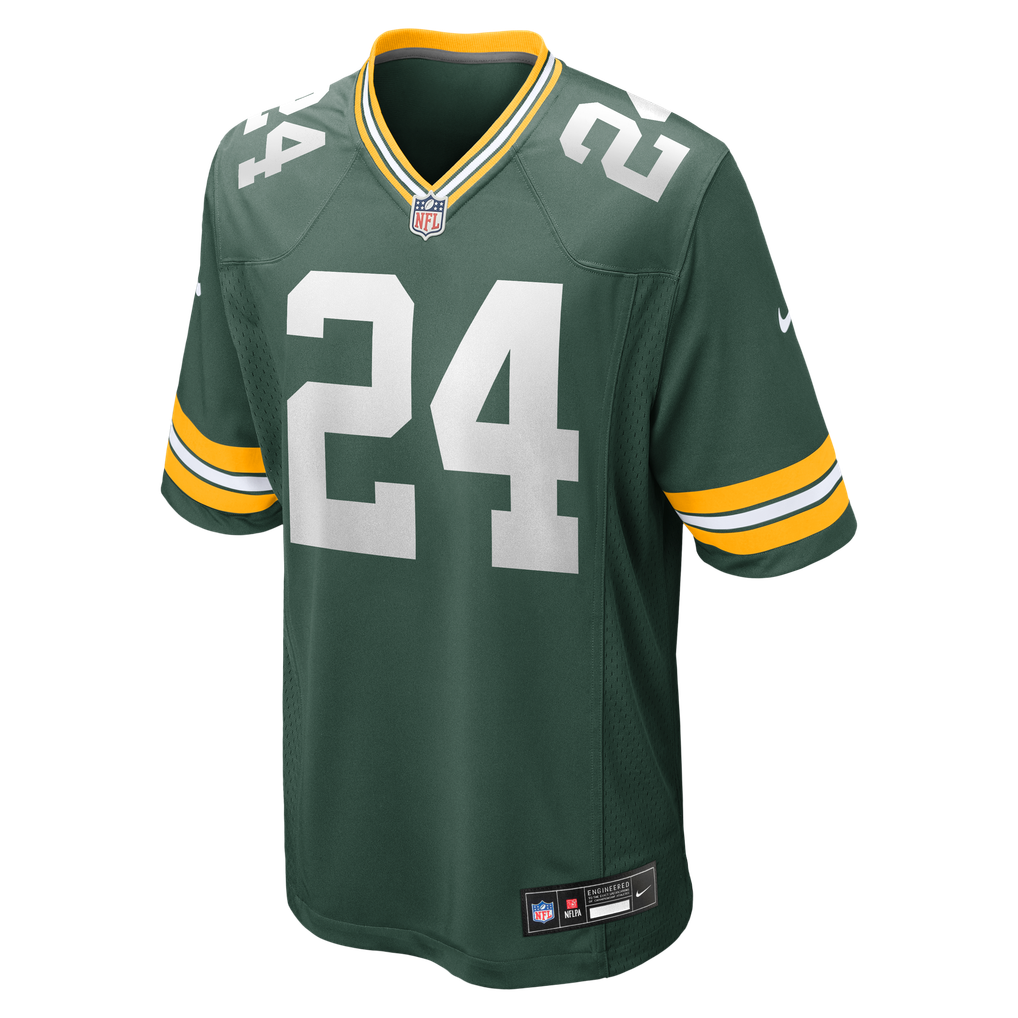 Men's Green Bay Packers Carrington Valentine Green Game Jersey