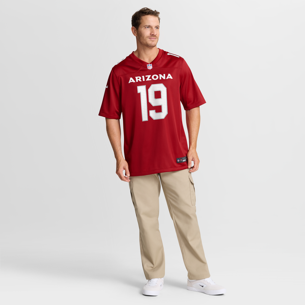 Men's Arizona Cardinals Carson Beck Cardinal Game Jersey