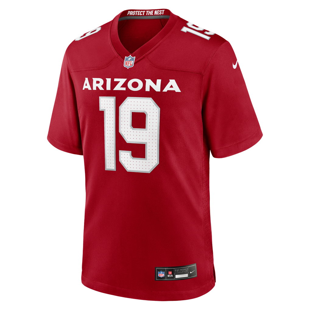 Men's Arizona Cardinals Carson Beck Cardinal Game Jersey