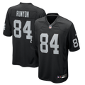 Men's Las Vegas Raiders Carter Runyon Black Team Game Jersey