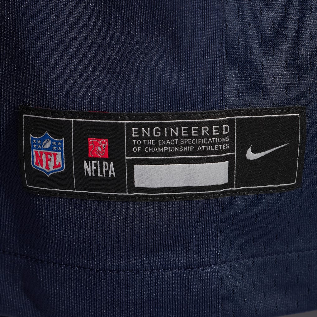 Men's Chicago Bears Case Keenum Navy Team Game Jersey