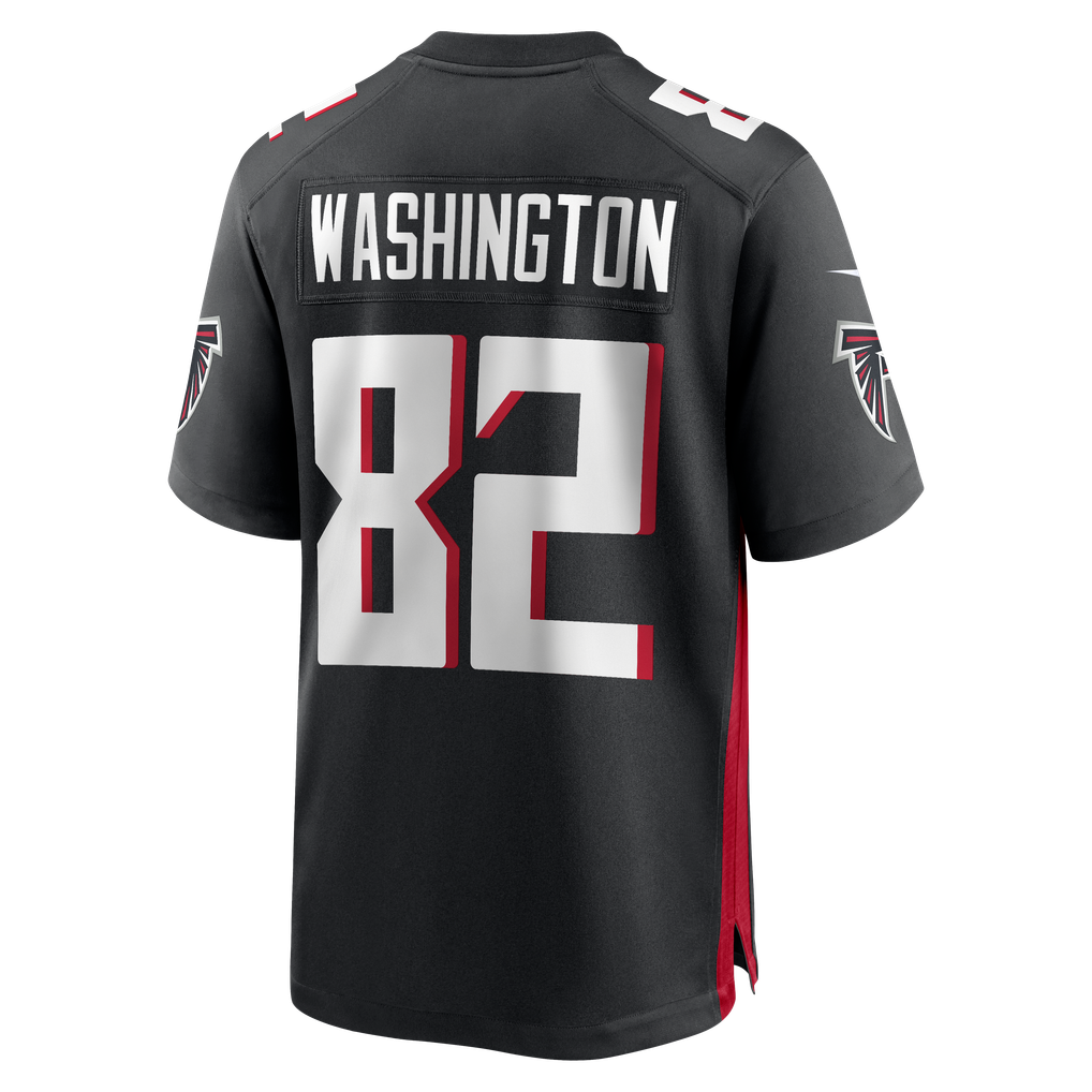 Men's Atlanta Falcons Casey Washington Black Team Game Jersey