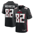 Men's Atlanta Falcons Casey Washington Black Team Game Jersey
