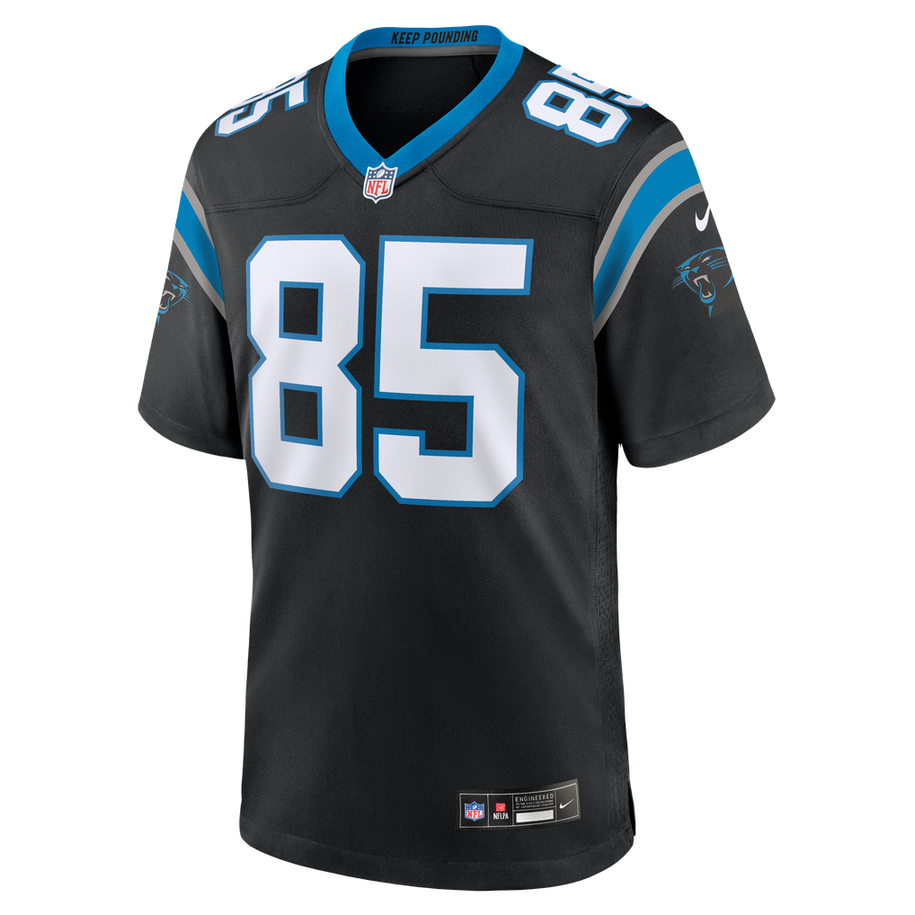 Men's Carolina Panthers Casey Washington Black Team Game Jersey
