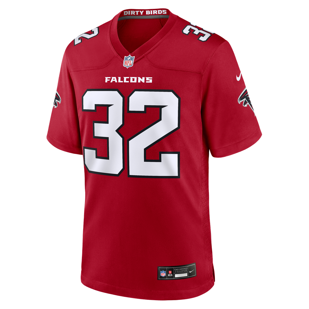 Men's Atlanta Falcons Cash Jones Red Team Game Jersey