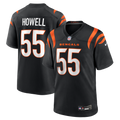Men's Cincinnati Bengals Cashius Howell Black Team Game Jersey