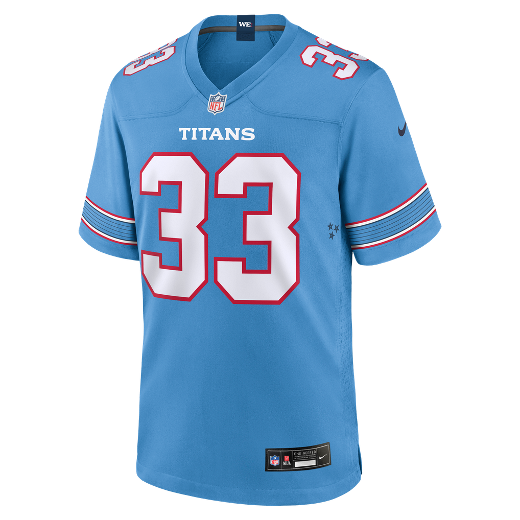 Men's Tennessee Titans Cedric Gray Light Blue Game Jersey