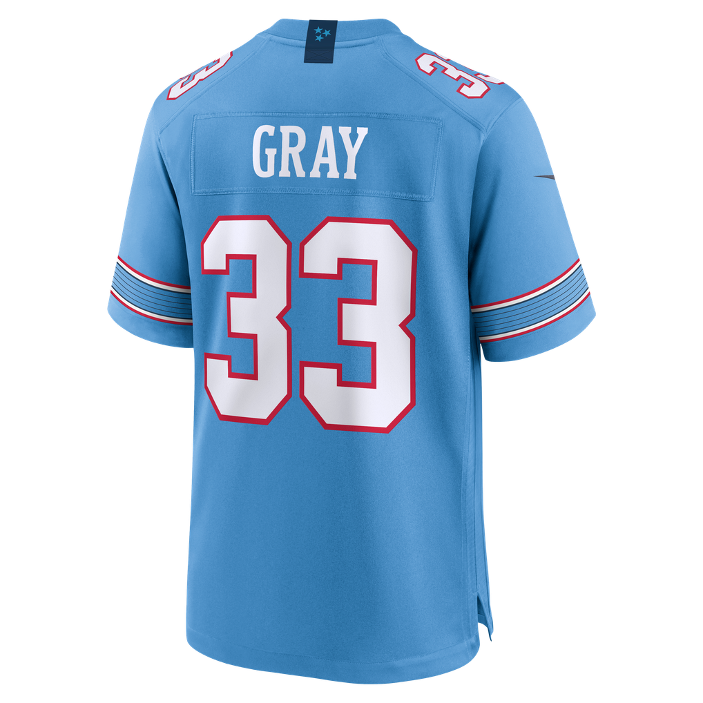 Men's Tennessee Titans Cedric Gray Light Blue Game Jersey