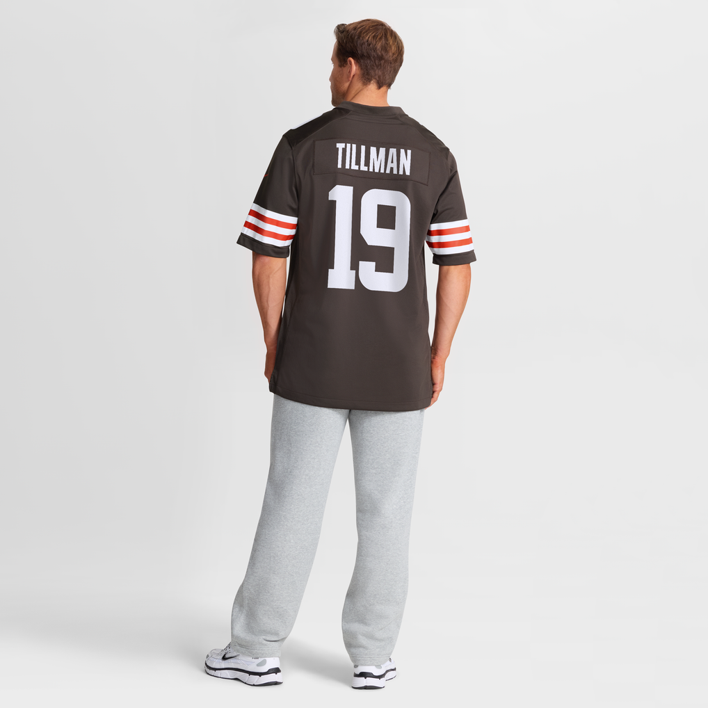 Men's Cleveland Browns Cedric Tillman Brown Game Jersey