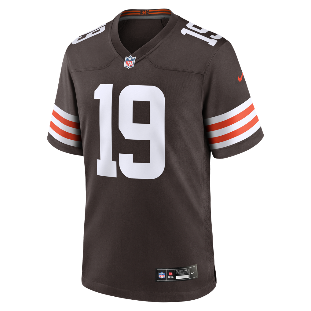 Men's Cleveland Browns Cedric Tillman Brown Game Jersey