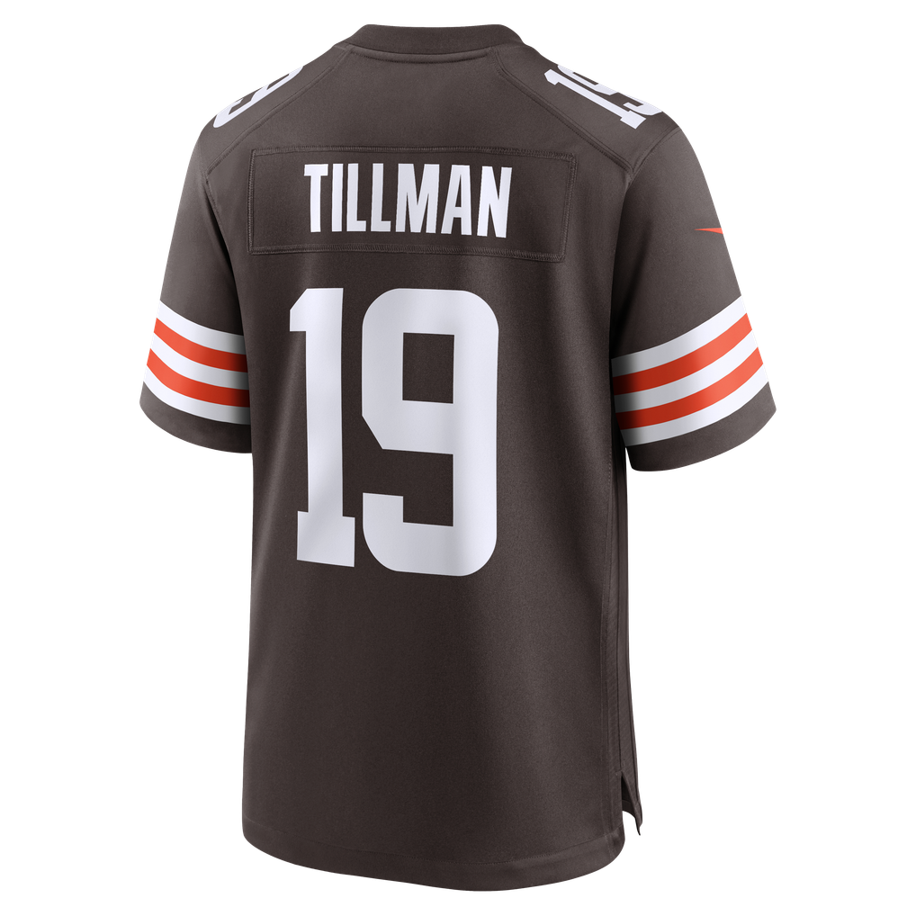 Men's Cleveland Browns Cedric Tillman Brown Game Jersey