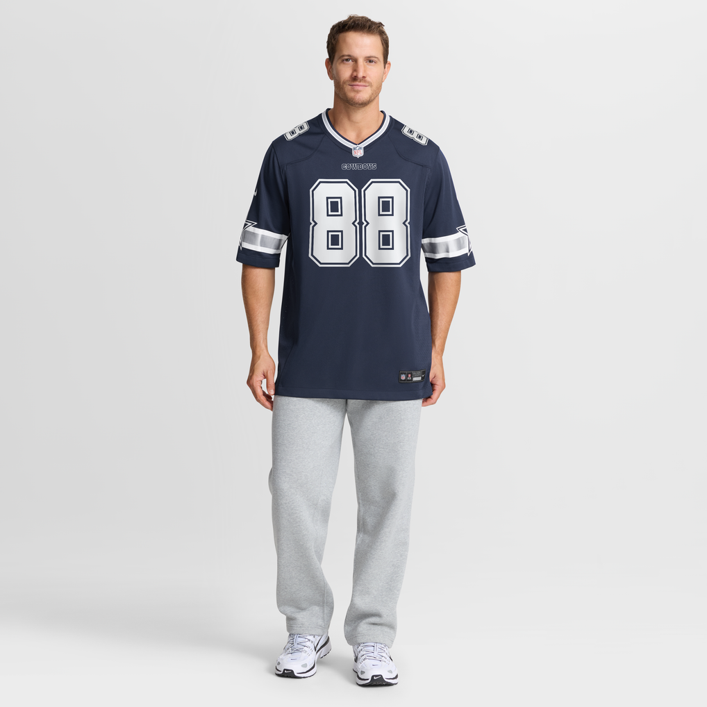 Men's Dallas Cowboys CeeDee Lamb Navy Game Jersey