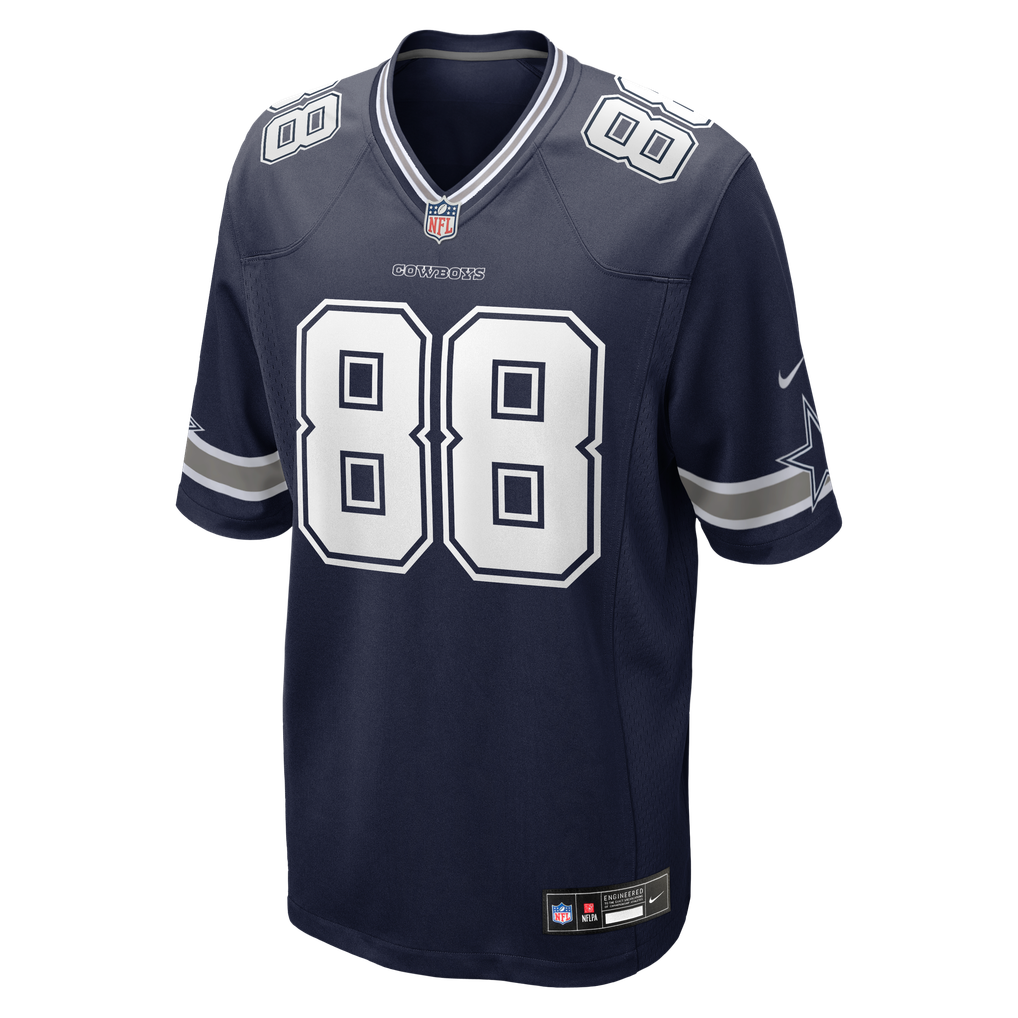 Men's Dallas Cowboys CeeDee Lamb Navy Game Jersey