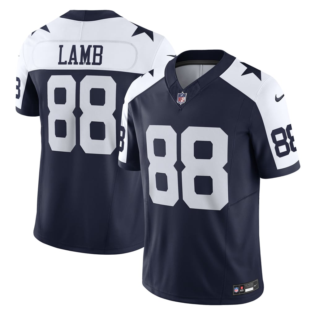 Men's Dallas Cowboys CeeDee Lamb Navy Vapor F.U.S.E. Limited Jersey