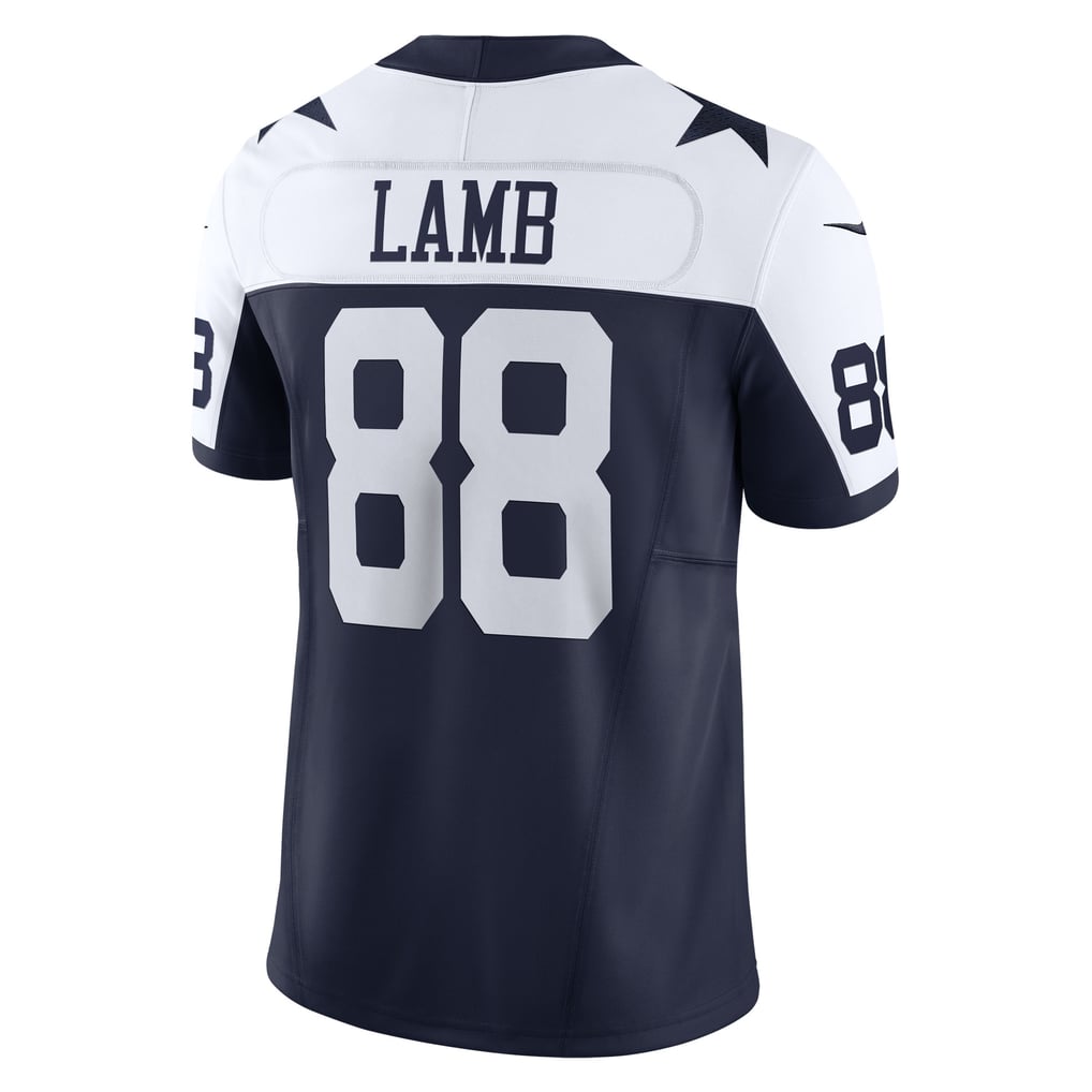 Men's Dallas Cowboys CeeDee Lamb Navy Vapor F.U.S.E. Limited Jersey