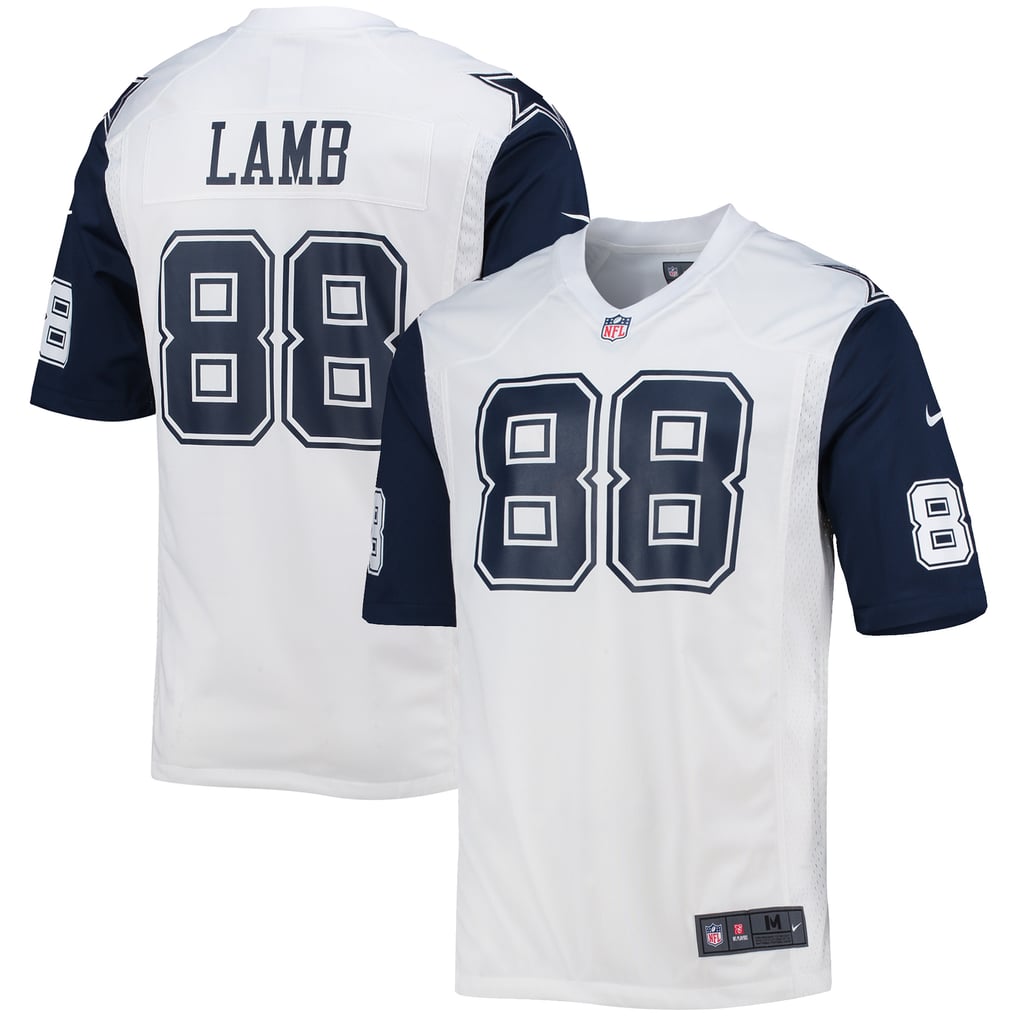 Men's Dallas Cowboys CeeDee Lamb White Alternate Game Team Jersey