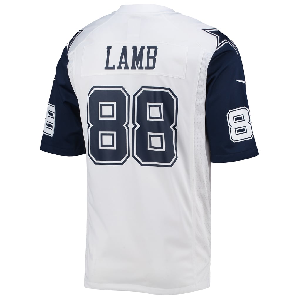 Men's Dallas Cowboys CeeDee Lamb White Alternate Game Team Jersey