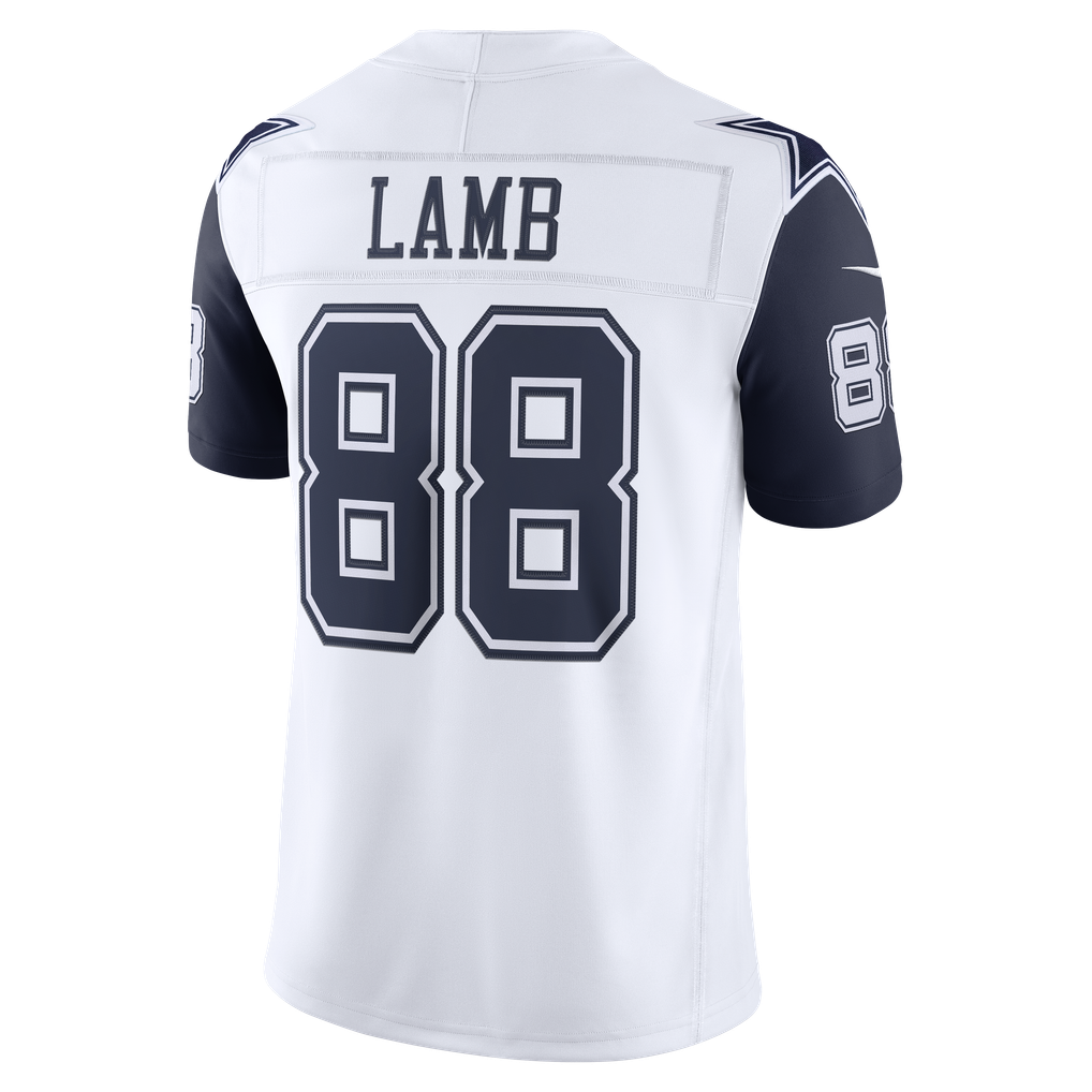 Men's Dallas Cowboys CeeDee Lamb White Alternate Vapor F.U.S.E. Stitched Limited Jersey