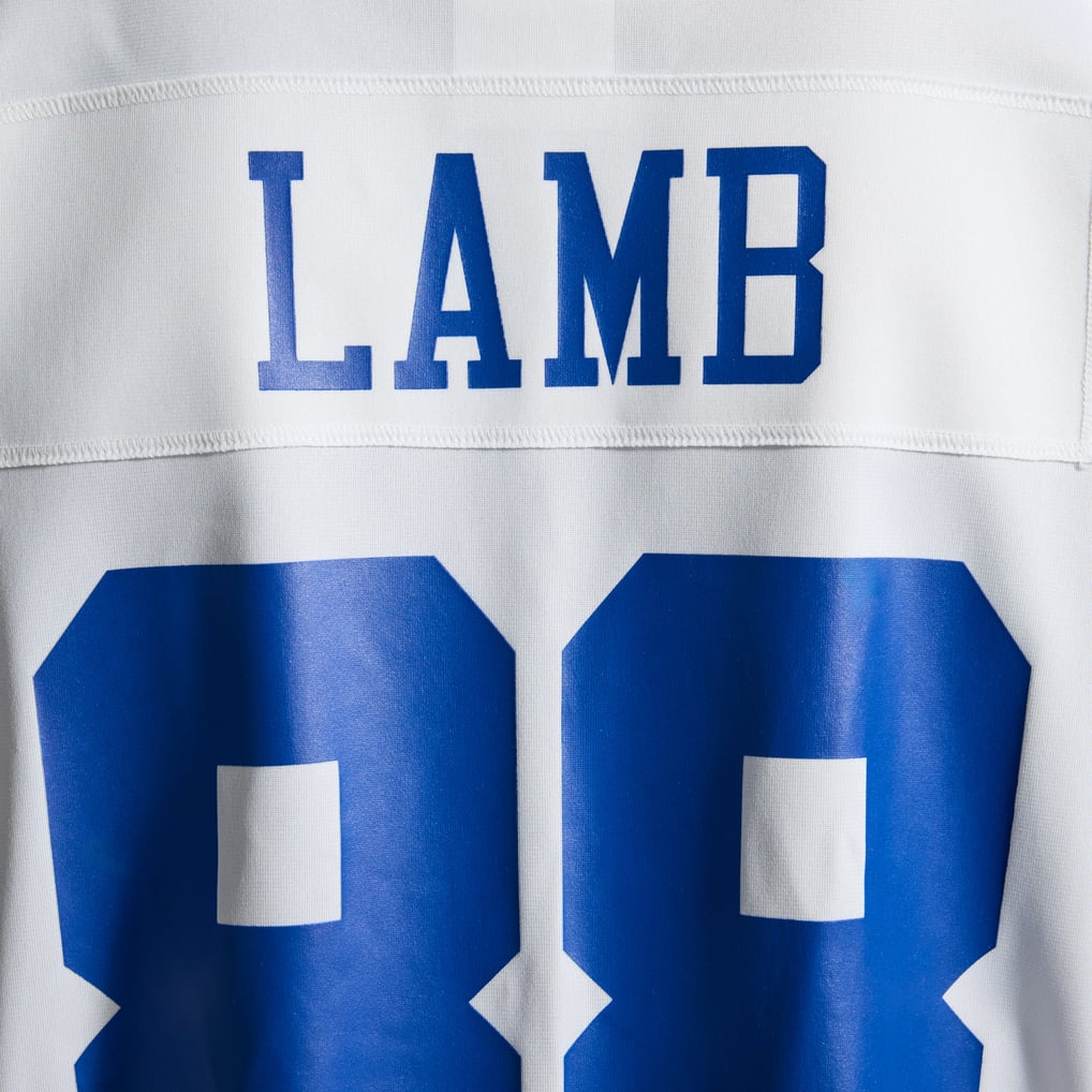 Men's Dallas Cowboys CeeDee Lamb White Game Team Jersey