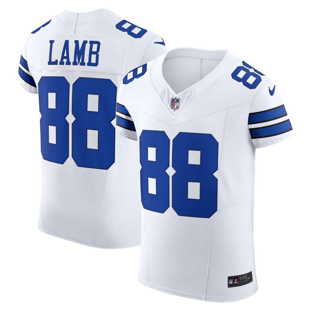Men's Dallas Cowboys CeeDee Lamb White Vapor F.U.S.E. Elite Jersey
