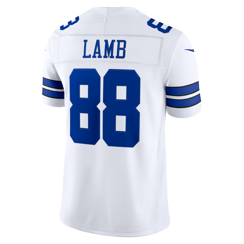 Men's Dallas Cowboys CeeDee Lamb White Vapor F.U.S.E. Stitched Limited Jersey