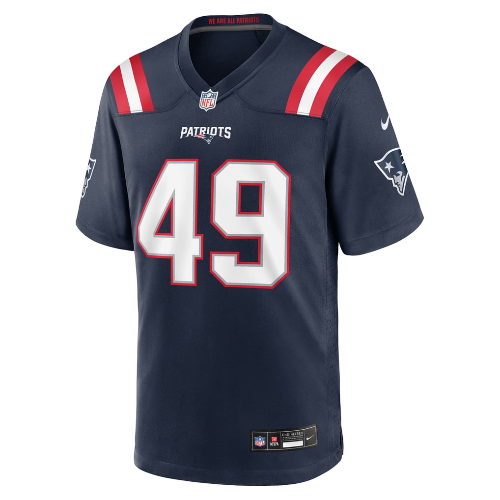 Men's New England Patriots Chad Muma Navy Team Game Jersey