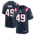 Men's New England Patriots Chad Muma Navy Team Game Jersey