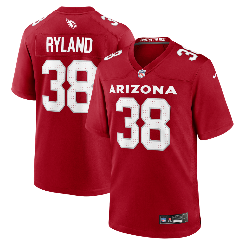 Men's Arizona Cardinals Chad Ryland Cardinal Team Game Jersey