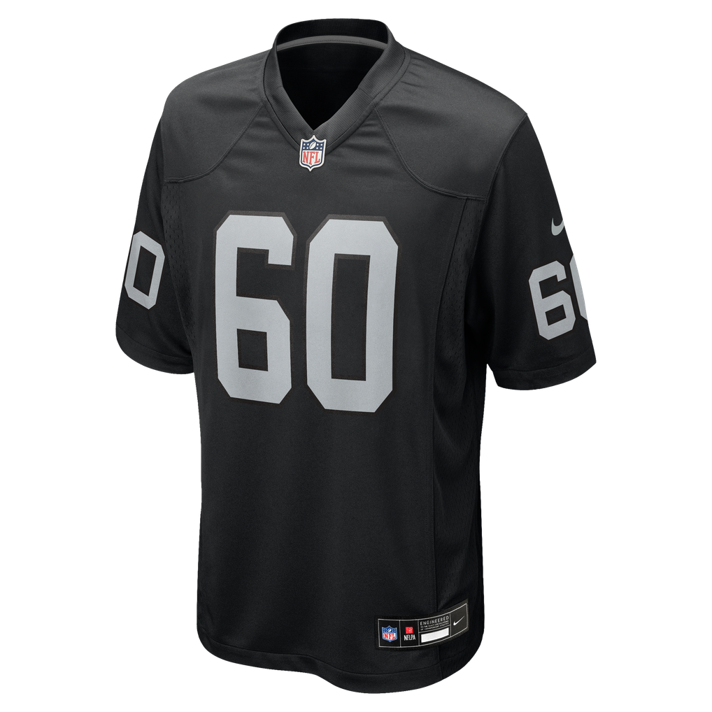 Men's Las Vegas Raiders Charles Grant Black Team Game Jersey
