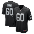 Men's Las Vegas Raiders Charles Grant Black Team Game Jersey