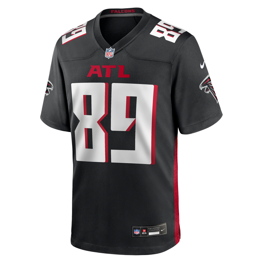 Men's Atlanta Falcons Charlie Woerner Black Game Jersey