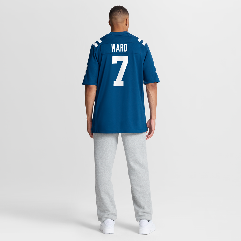 Men's Indianapolis Colts Charvarius Ward Royal Team Game Jersey