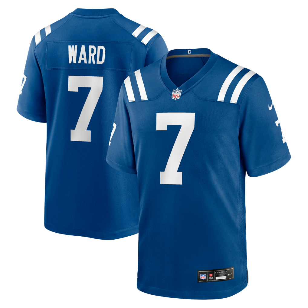 Men's Indianapolis Colts Charvarius Ward Royal Team Game Jersey