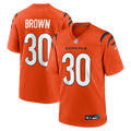 Men's Cincinnati Bengals Chase Brown Orange Alternate Game Jersey