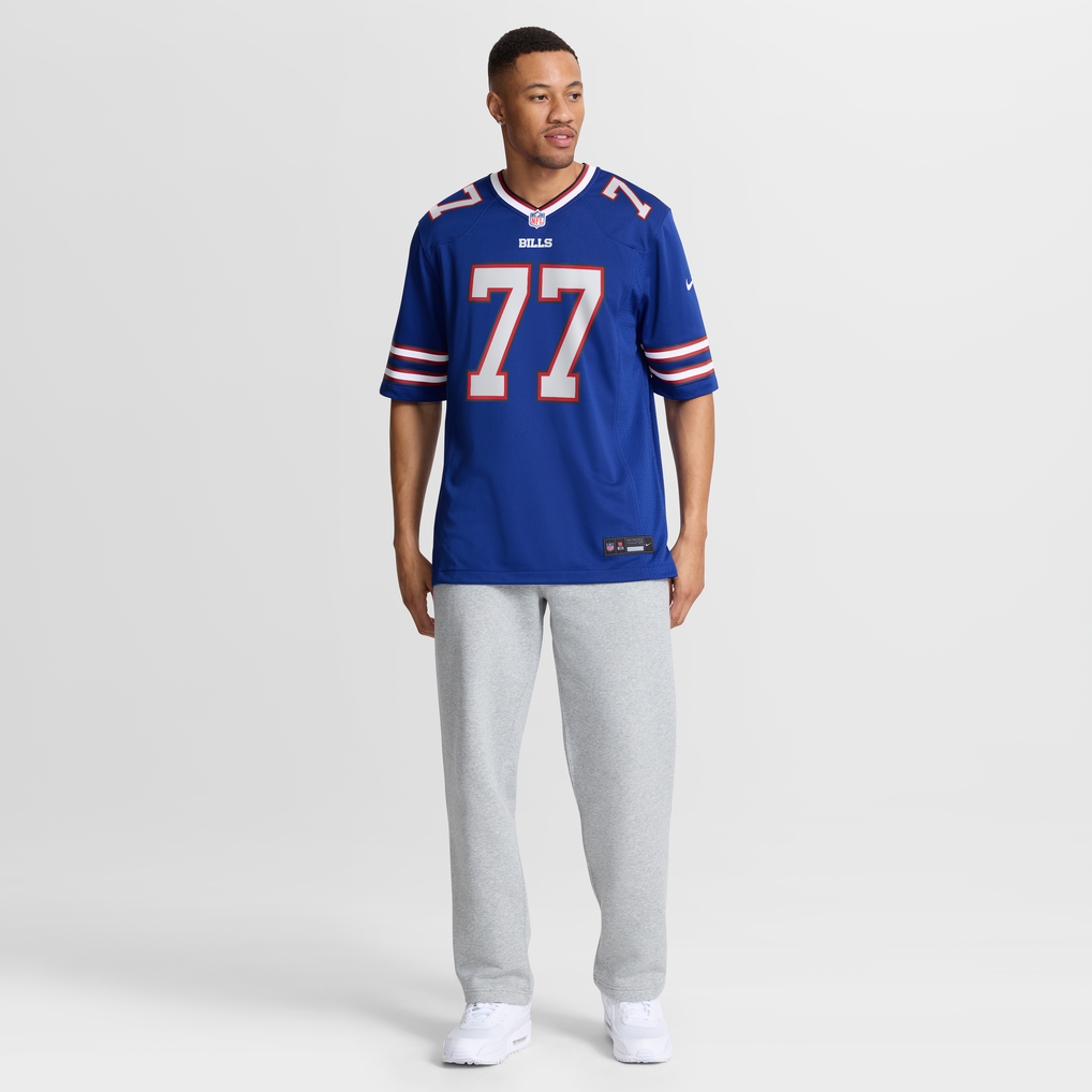 Men's Buffalo Bills Chase Lundt Royal Team Game Jersey