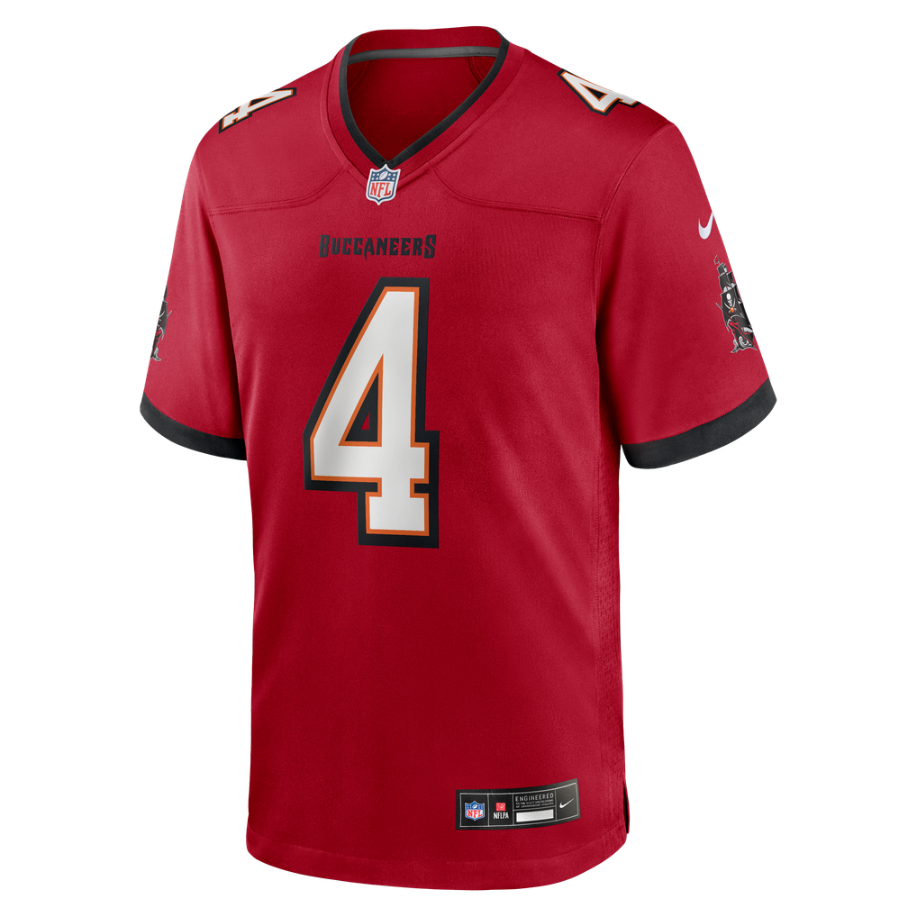 Men's Tampa Bay Buccaneers Chase McLaughlin Red Game Player Jersey